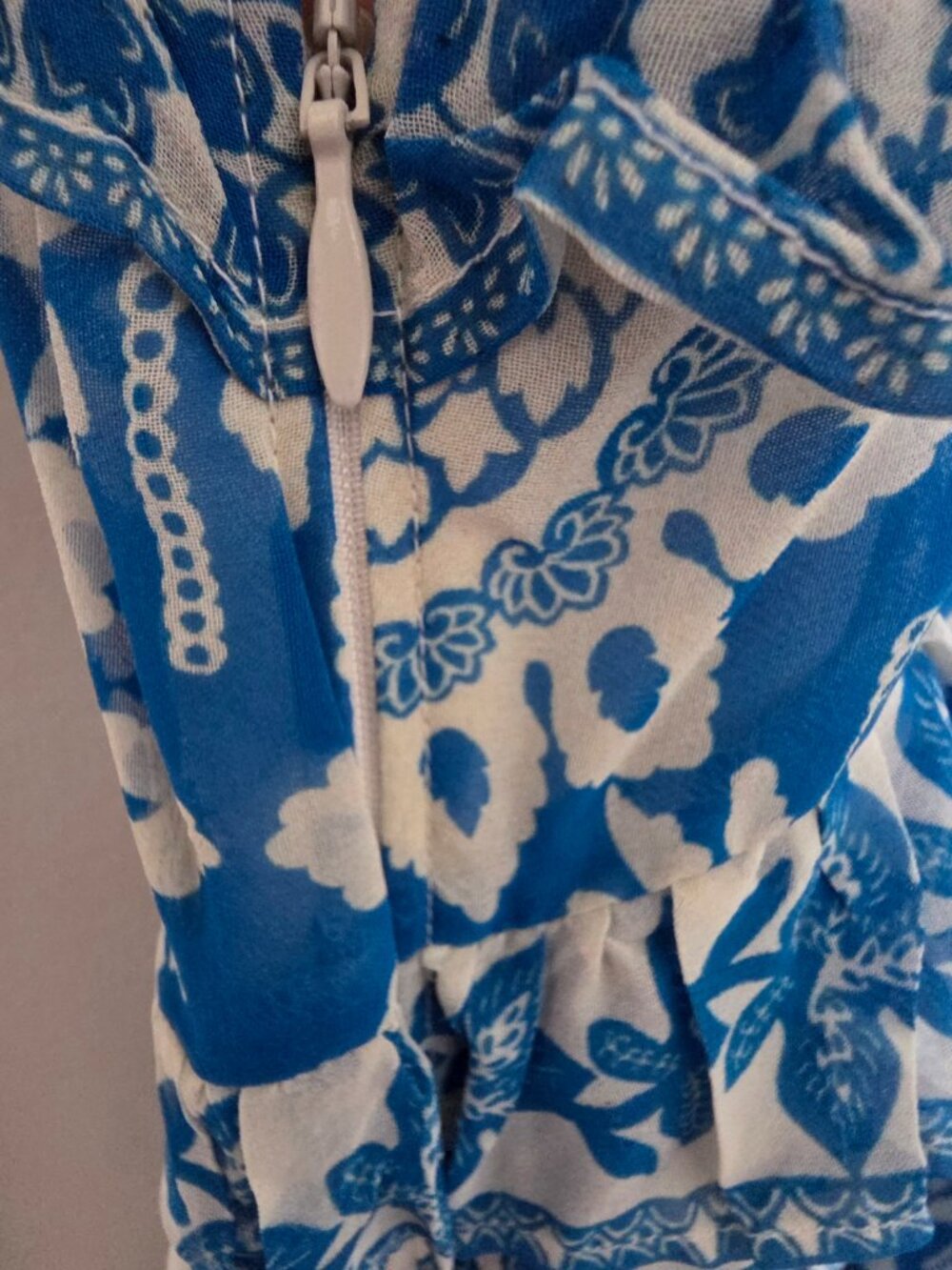 NWT Boho Chelsea & Violet Blue Mini Sundress | Juniors L - Picture 3 of 6